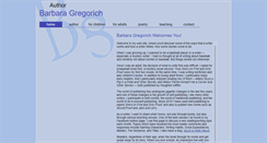 Desktop Screenshot of barbaragregorich.com